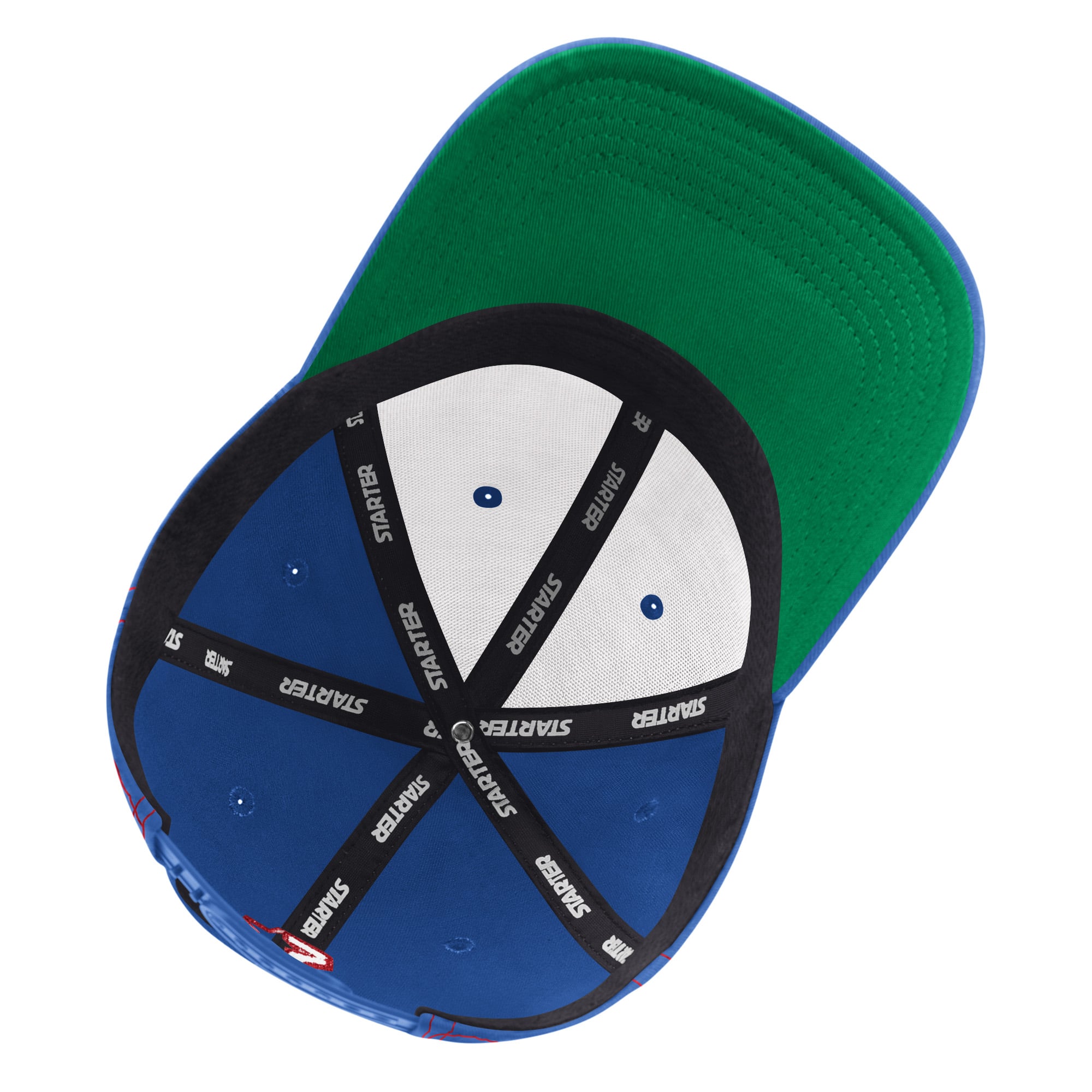 Men's Starter Blue New York Rangers Sphere II Starfit Adjustable Hat